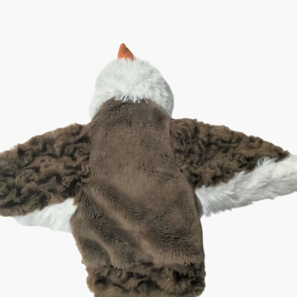 Caltoy Bald Eagle Puppet Stuffed Plush Toy Soft Fluffy Bird - Picture 4 of 8